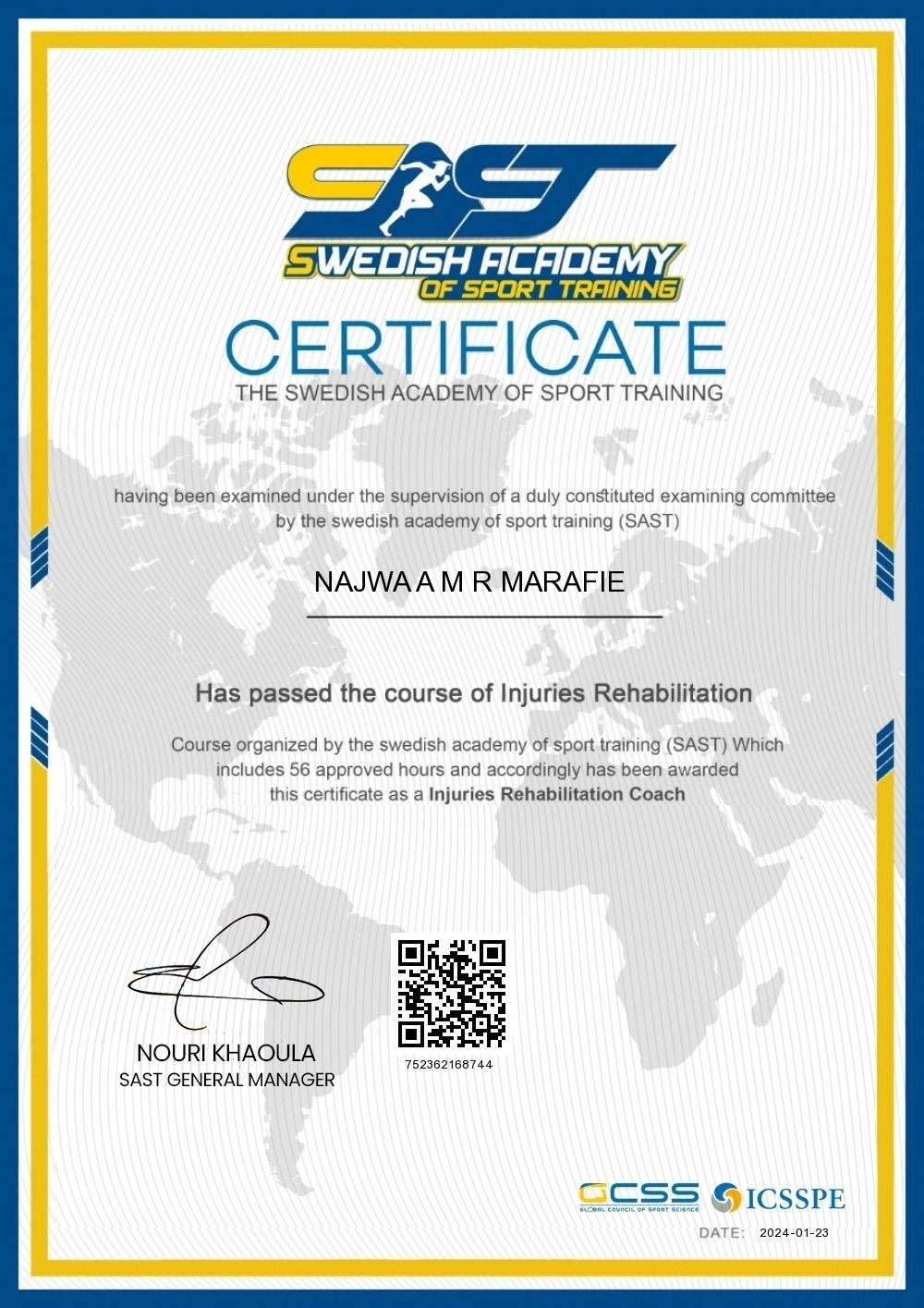 NAJWA A M R MARAFIE